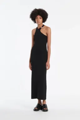 Sir The Label Aude Open Back Dress Black Size 1 / AU 8 for rent on The Volte - image 1