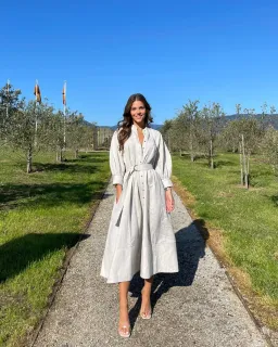 Sheike Piper Dress Beige Size 6 for rent on The Volte - image 1