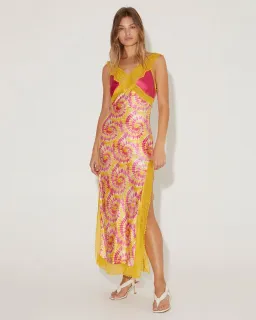 Hansen & Gretel Maybelle Dress Tie Dye Print Size 8 for rent on The Volte - image 1