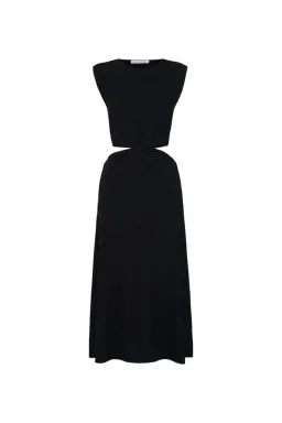 Camilla and Marc Castelli Knit Dress Black Size 6 for rent on The Volte - image 5