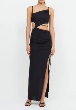 Bec & Bridge Dilkon Maxi Dress Black Size 12 for rent on The Volte - image 1