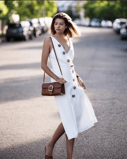 Viktoria and Woods Cardin Dress White Size 8 for rent on The Volte - image 2