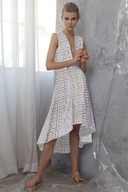 Shakuhachi Diamond Debby Deep V Dress for rent on The Volte - image 2