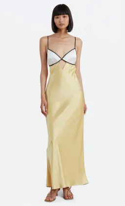 Bec & Bridge Nadia Bustier Maxi Dress in Multi Yellow Size 8  for rent on The Volte - image 1