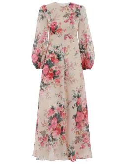 Zimmermann Laelia Linen Maxi Dress Floral Size 6 for rent on The Volte - image 3
