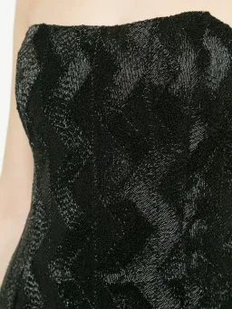 Manning Cartell No Filter Strapless Midi Dress Black Size 12 for rent on The Volte - image 2