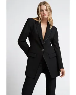 Aje Universal Cutout Blazer Black for rent on The Volte - image 1