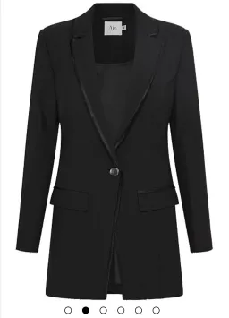Aje Universal Cutout Blazer Black for rent on The Volte - image 4