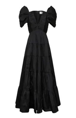 Aje Statuesque Tiered Gown Black Size 10  for rent on The Volte - image 5