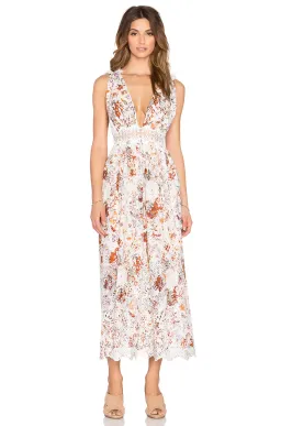 Zimmermann Alchemy Flutter Back Dress Print Size 6 for rent on The Volte - image 1