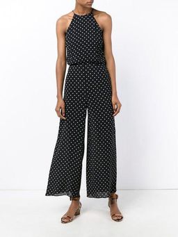 Zimmermann Mischief Polka Dot Jumpsuit Black Size 6 for rent on The Volte - image 2