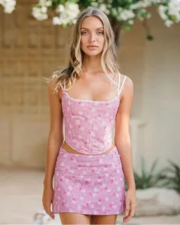 Eisha Collective Milah Set In Pink Size S / AU 8 for rent on The Volte - image 4