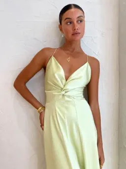 One Fell Swoop Emmeline Maxi Dress in Limoncello Size 6 for rent on The Volte - image 3