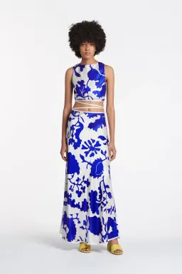 Sir The Label Esme Deconstructed Top and Skirt  Merce Abstract Print Size 0/Au 6  for rent on The Volte - image 1