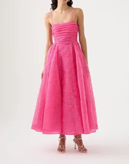 Aje Evangeline Cornelli Maxi Dress Protea Pink Size 8 / S for rent on The Volte - image 1