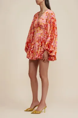 Acler Marion Mini Dress in Summer Bloom Size 10 for rent on The Volte - image 1