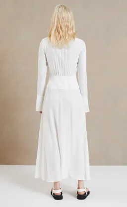 Bec & Bridge Raye Long Sleeve Maxi Dress Ivory Size 12  for rent on The Volte - image 3