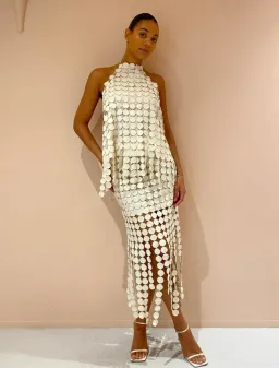 Camilla And Marc Murano Skirt White Size 10 for rent on The Volte - image 1