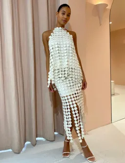 Camilla And Marc Murano Skirt White Size 10 for rent on The Volte - image 2