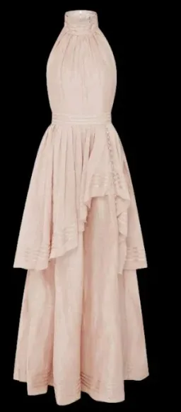 Aje Sienna Maxi Dress Blush Size 6  for rent on The Volte - image 6