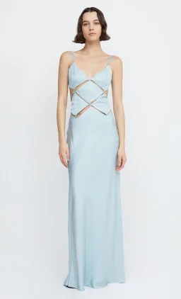 Bec & Bridge Diamond Strap Maxi Dress in Cloud Blue Size 8 for rent on The Volte - image 6