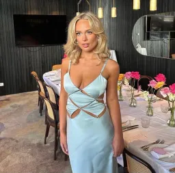 Bec & Bridge Diamond Days Strap Maxi Dress Cloud Blue Size 8 / S for rent on The Volte - image 2