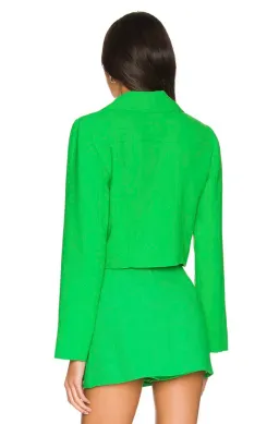Amanda Uprichard Dale Skort and Robbie Jacket Set Green Size AU 10 for rent on The Volte - image 2