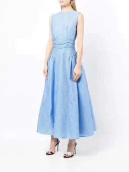 Rachel Gilbert - Sophia Dress Blue - Size 2 for rent on The Volte - image 3