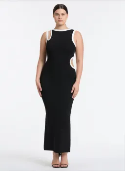 Sir the Label Evalina Cut Out Dress Black Size 2/Au 10 for rent on The Volte - image 3