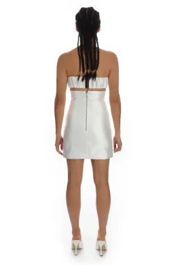 Imagery Tempted Mini Dress White Size AU 8 for rent on The Volte - image 3