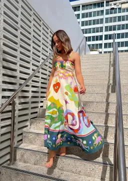 Alemais Seeker Maxi Dress Print Size 8  for rent on The Volte - image 2