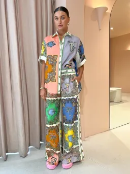 Alemais Trippy Troppo Shirt and Pant Two Piece Set Multi Print Size 10 for rent on The Volte - image 3