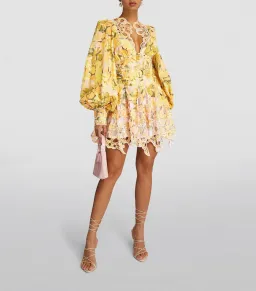 Acler Arnoult Mini Dress Floral Size 10/12 for rent on The Volte - image 1