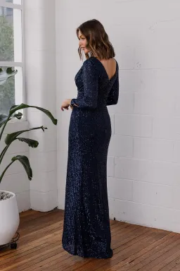 Tania Olsen Madonna Dress Navy Size 12 for rent on The Volte - image 2