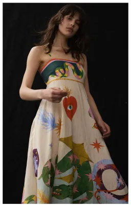 Alemais Seeker Sundress Multi Size 10 for rent on The Volte - image 2