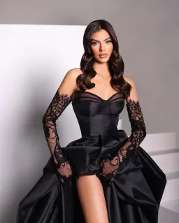 Drenusha Xharra Liliane Dress Black Size 8 for rent on The Volte - image 3