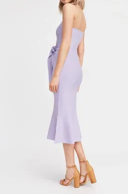 Kookai Florida Strapless Midi Dress  Lilac Size 6 for rent on The Volte - image 3
