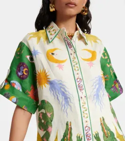 Alemais Seeker Shirt Print Size 6 and Short Print Size 8    for rent on The Volte - image 3