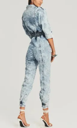 Retrofete Eti Jumpsuit Blue Size XS / Au 6 for rent on The Volte - image 3