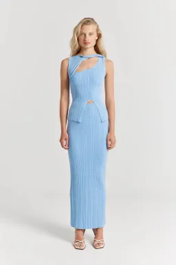 Henne Romee Knit Set Blue Size AU 10 for rent on The Volte - image 1