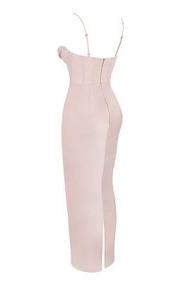 House of CB Charmaine Corset Maxi Dress Blush Pink Size M/AU 10 for rent on The Volte - image 4