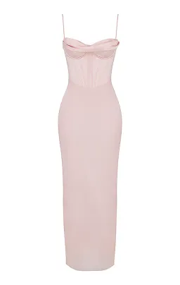 House of CB Charmaine Corset Maxi Dress Blush Pink Size M/AU 10 for rent on The Volte - image 5