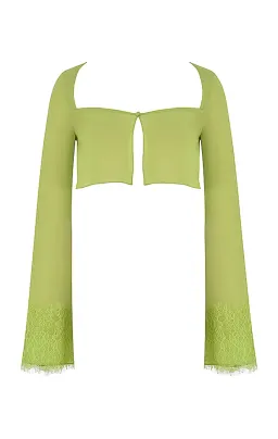 House of CB Tara top and Madeline Skirt Set Green Size S/Au 8  for rent on The Volte - image 4