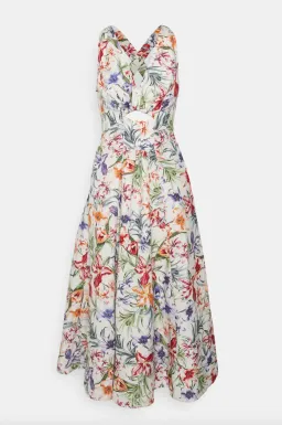 C/MEO Collective New Direction Midi Dress Ecru Botanic Size XS / Au 6 for rent on The Volte - image 3