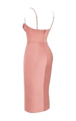 House of CB Mryna Satin Corset Slip Dress Rose Size M / Au 10-12 for rent on The Volte - image 6