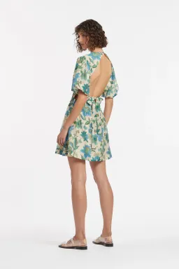 Sir The Label Celia Open Back Mini  Dress Cream Size AU 8 for rent on The Volte - image 2