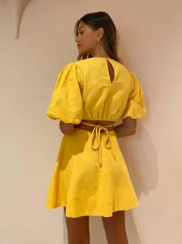 New Romantics Dolce Vita Mini Yellow Size AU 10 for rent on The Volte - image 4