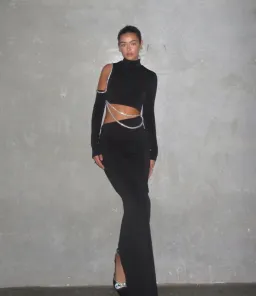 Bianca & Bridgett Sadie Dress Black Size AU 8 for rent on The Volte - image 3