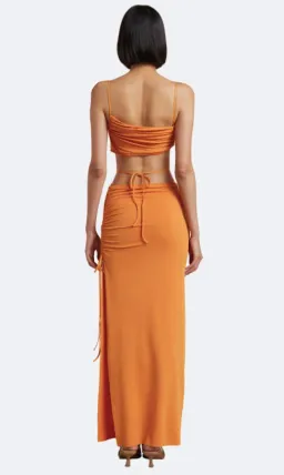 Bec & Bridge Dilkon Maxi Dress Orange Size AU 8 for rent on The Volte - image 2