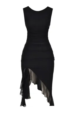 House of CB Mistress Rocks Ruffle Midi Dress Black Size XL / AU 14 for rent on The Volte - image 5